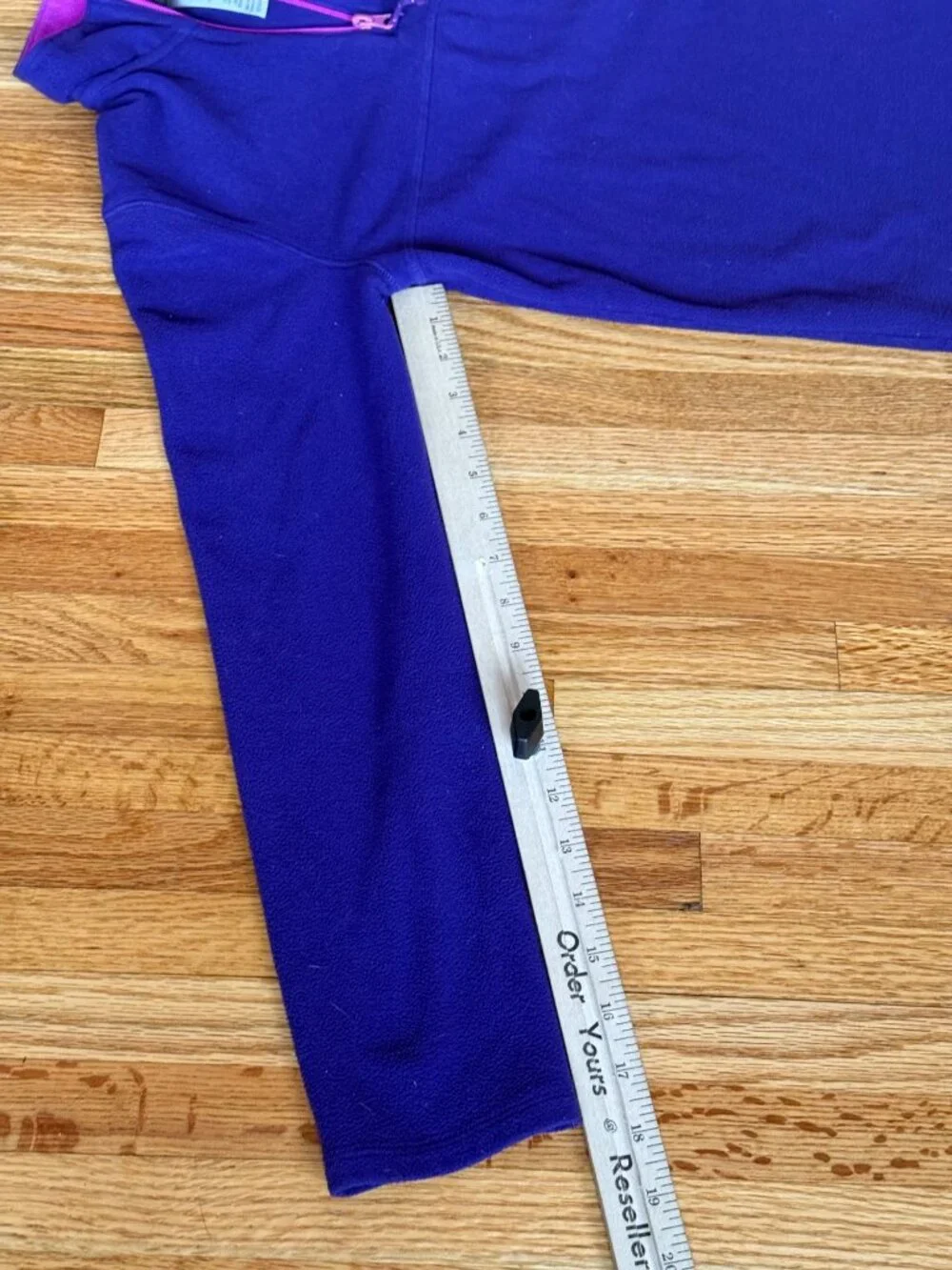 C9 Champion Girls Purple 1/4 Zip Fleece Pullover Jacket Tech Sweatshirt XL 14/16